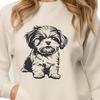 Creative Sitting Shih Tzu - DXF