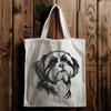 Artistic Shih Tzu - PNG Format