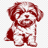 Free Stunning Shih Tzu Vector Craft File