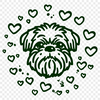 Free Unique Shih Tzu Vector Illustration