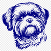 Shih Tzu Decal In SVG, PNG, PDF And DXF Formats