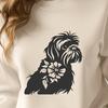 Unique Shih Tzu Digital Artwork PNG - Free Download