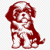 Unique Shih Tzu Clip Art