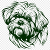 Artistic Shih Tzu In DXF For Free Download