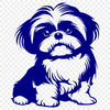 Unique Shih Tzu Vector Craft File