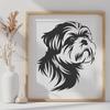 Stunning Dog - Glowforge SVG Free Download