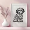 Shih Tzu In DXF