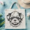 Artistic Shih Tzu - Procreate DXF