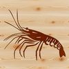 Delicious Shrimp Illustration Illustrative vector graphic of a shrimp.