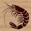 A Shrimp Illustration for Your Next Project A detailed illustration of a shrimp, suitable for various applications including food labels, packaging, and graphic design.