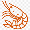 Unique Shrimp SVG - For Laser Cutter Project