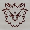 Chicken Head Illustration Simple line drawing of a chicken's head, suitable for vector art and clipart designs.