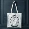 Cute Dessert Vector Graphics Vector illustration of a single serving dessert with frosting and sprinkles.
