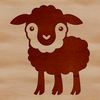 Free Editable Sheep Clipart A simple line drawing of a farm animal, specifically a sheep, created as an editable vector graphic.