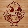 Line Drawing Turkey Illustration A simple line drawing illustration of a turkey, suitable for various uses.