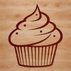 Cupcake Illustration for Design A simple line drawing of a cupcake, perfect for clip art and vector design.