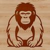 Cute Sitting Animal Design SVG An SVG vector design featuring a cute animal in a relaxed pose.