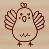 Free Turkey Clip Art A simple line drawing of a turkey against a plain background.