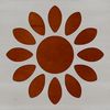 Single Sunflower Illustration An illustration of a single sunflower in a minimalist style with clean lines and basic shapes.