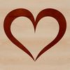 Beautiful Love Heart Vector Illustration Basic vector representation of a traditional Valentine's Day heart shape for crafting and graphic design purposes.
