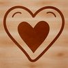 Beautiful Love Icon in Vector Format A simple line drawing of a love heart symbol with a clean design.