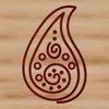 Vintage-Inspired Ornate Design Element A vector illustration of a classic paisley design element.