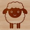 An SVG illustration of a typical farm animal, rendered in vector format.
