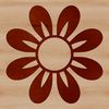 Beautiful Sunflower Bouquet SVG Icon An illustration of a single stem with a bright yellow sunflower flower head, ideal for gardening and nature-themed designs.