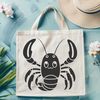 Crab-like Seafood Icon A digital illustration of a lobster, suitable for vector art projects.