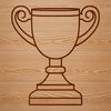 Simple Trophy Design A simple line drawing of a sport trophy.