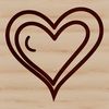 Love Heart Vector Graphics A simple line drawing of a heart shape, commonly used in vector art and design.