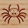 Simple Cute Bug Design A small line-drawn insect with adorable features.