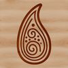Classic Paisley Illustration SVG An SVG illustration of a classic paisley pattern with intricate design details.