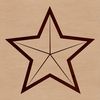 Celestial Star Illustration A simple line drawing of a star symbol.