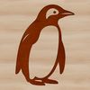 Simple Penguin Drawing Vector Simple line drawing of a penguin, a wild sea creature, suitable for vector art designs.