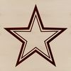 Beautiful Star Design for Crafting and Graphic Projects A simple line drawing star design suitable for various applications including crafting and graphic design.