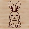 Vector Rabbit Illustration Free to Use A seated rabbit illustration in vector format.