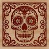 A detailed illustration of a skull, suitable for use as a vector graphic design element.