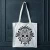 Ornate Skull Illustration A detailed ornate illustration of a skull with intricate details.