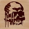 Illustrated Skull Design A detailed illustration of a human skull, suitable for use in various design projects.