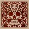 A detailed illustration of a skull suitable for various design projects.