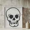 Artistic Skull In SVG - Free Download