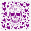 Artistic Skull PNG