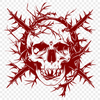 Creative Skull In DXF - For Free Download, Commercial Use