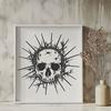 Beautiful Skull PNG - Free Commercial Use Download