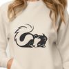 Sleeping Skunk Vector Graphic A sleeping skunk in a natural habitat.