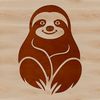 A slow-moving sloth in a lush forest environment.