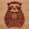 Sloth Silhouette Vector Illustration A detailed illustration of a sloth in a relaxed pose, suitable for vector design projects.