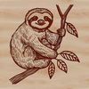 Detailed Sloth Illustration in Vector Format A detailed illustration of a sloth in vector format.