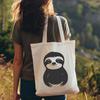 Relaxed Sloth Stencil Design A stylized illustration of a sloth in a relaxed pose.